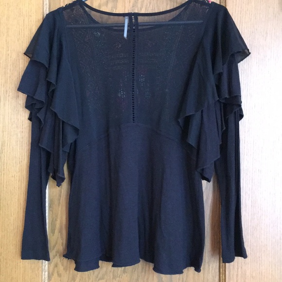 Free People embroidered top size small - Picture 4 of 6